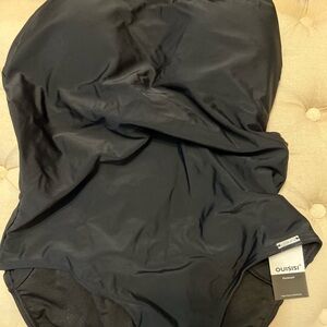 Black One-Piece Swimsuit